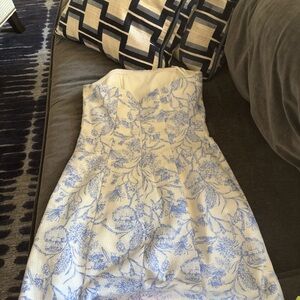 Floral Strapless Dress